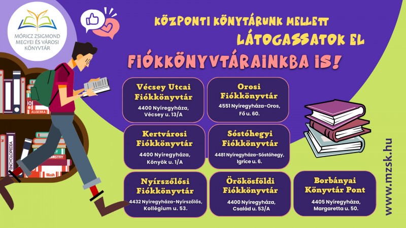 Látogassatok el fiókkönyvtárainkba_plakát